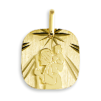 LL médaille Saint Christophe or750 279€ R1421