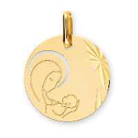 LL médaille Vierge à l'Enfant or375 149€ R1532
