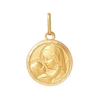 LL médaille Vierge à l'Enfant or750 469€ R1603LA